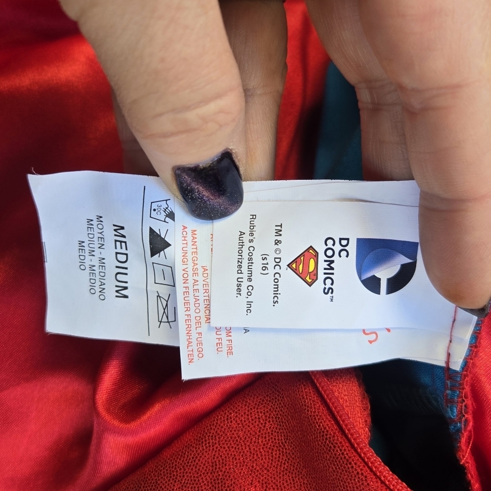 DC Comics Superman Girls Dress Costume - Picture 6 of 8